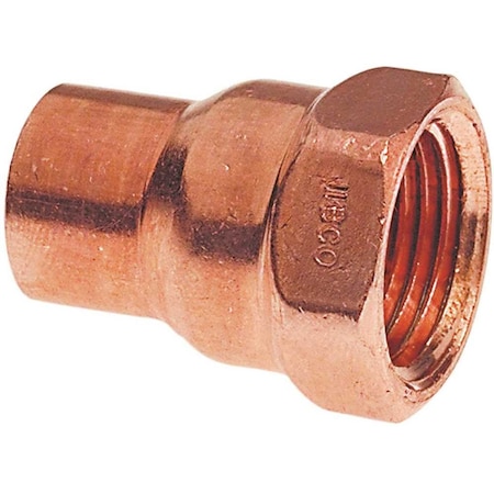 1 In. Wrot Copper C X F Adapter